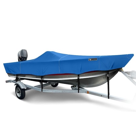 Eevelle Boat Cover V HULL FISHING Side Console, Narrow Series Inboard 21ft 6in L 98in W Royal SFVFSC2198-RYL
